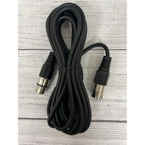 10Ft 10 Foot XLR 3-Pin Male to Female Microphone Audio Mic Shielded Cord Cable